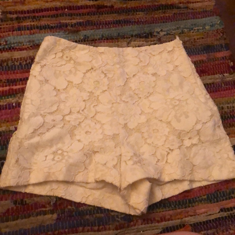 White Topshop Shorts